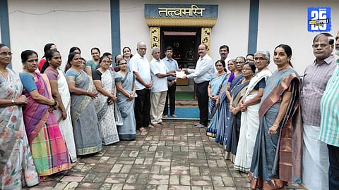 "Flood victims in Sangvi receive relief from Sri Ayyappa Swami Temple Committee — ₹1.51 lakh contributed to Morning Relief Fund."