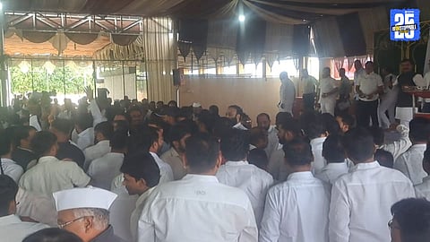 "Chaos at Yashwant Factory’s annual meeting — Vikas Lavande criticizes government for alleged bias."