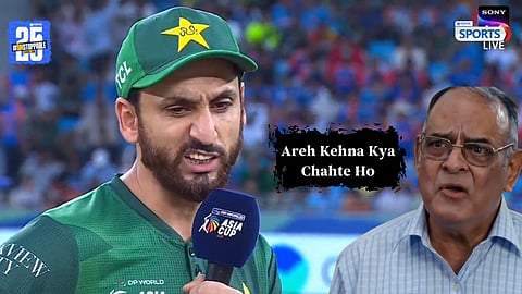 Pakistani captain Salman Agha’s English pitch comment goes viral ahead of the high-voltage IND vs PAK Asia Cup 2025 final.