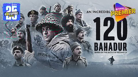 लता मंगेशकर यांच्या जयंतीनिमित्त ‘१२० बहादूर’चा दुसरा टीझर प्रदर्शित