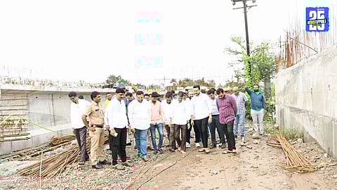 Half-built Seine bridge in Solapur under scrutiny; MP Nilesh Lanke demands accountability from contractors and officials.
