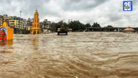 After rains ease, Sina dam cuts discharge; Bhima river still carries 1.25 lakh cusecs water.