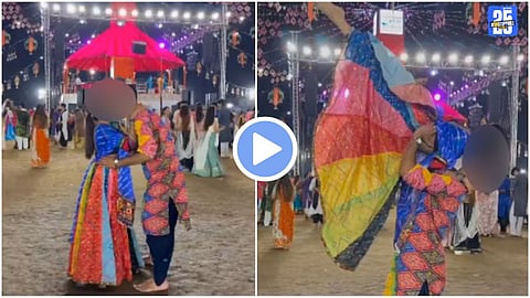 NRI couple kissing controversy at Vadodara Garba event sparks outrage