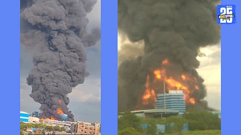 Chincholi-Kati Industrial Area Hit by Major Fire at Chemical Factory