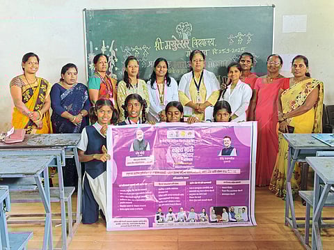 मोरगावमध्ये किशोरवयीन मुलींना मार्गदर्शन