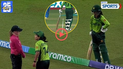 Muneeba Ali wicket  India vs Pakistan  ICC Women's World Cup 2025