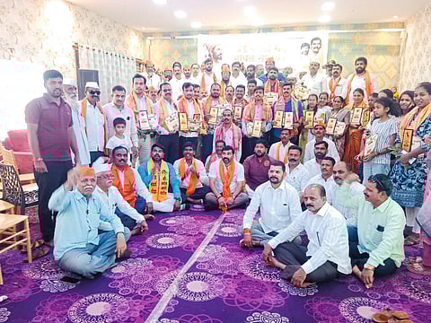 स्पर्धा परीक्षेतील विद्यार्थ्यांचा 
वडगावमध्ये सन्मान