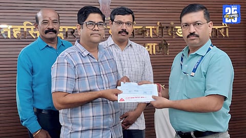 Ballaleshwar Devasthan donates ₹2.51 lakh to the Chief Minister’s Relief Fund for flood victims in Maharashtra.