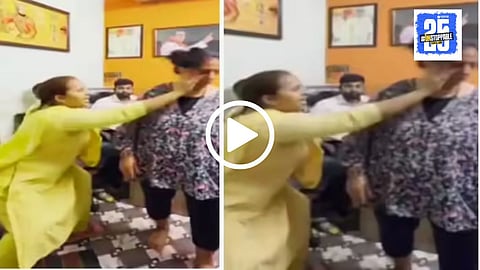 MNS Worker Beating Woman Video