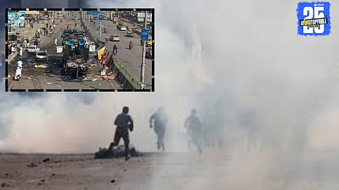 Security forces in Pakistan during an intense operation where hundreds were reportedly killed within hours, sparking global outrage over human rights violations.