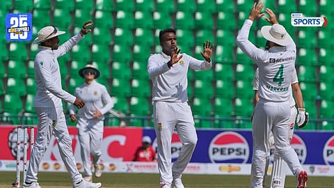 Senuran Muthusamy taking six wickets against Pakistan in the 1st Test