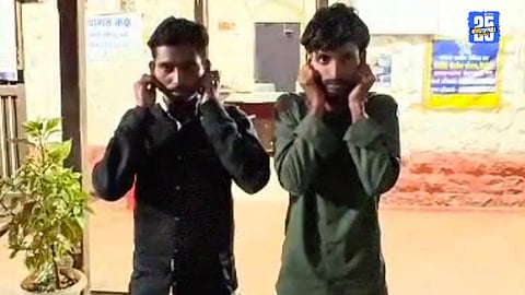 Dindori police team takes firm action against two youths accused of creating panic in the area.