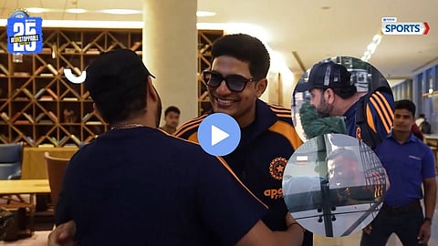 Rohit Sharma saluting Virat Kohli before hugging new captain Shubman Gill in a viral BCCI video.