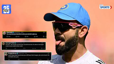 VIRAT KOHLI’S CRYPTIC POST