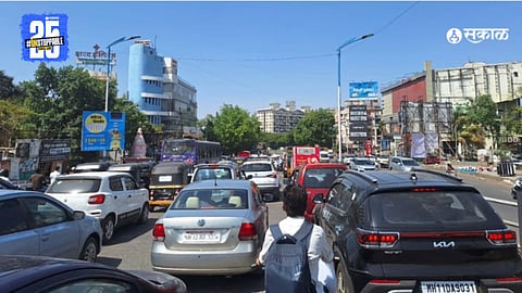 Satara Bypass Traffic Jam