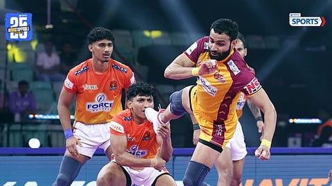 Telugu Titans seal Top 8 spot in PKL 2025 with a 40-31 win over Puneri Paltan