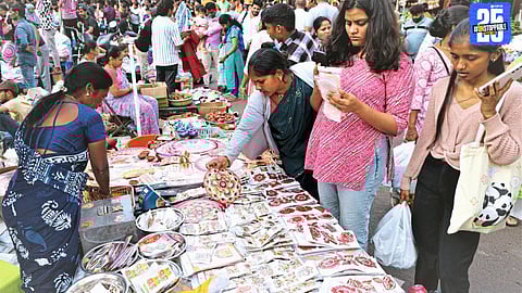 Pune markets shine bright as citizens shop for Lakshmi Puja essentials ahead of Diwali.