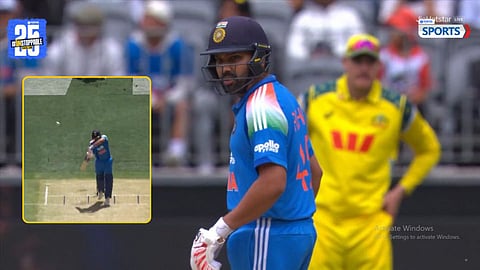 Josh Hazlewood dismisses Rohit Sharma for 8 runs