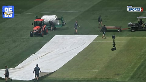 Rain halts IND vs AUS 1st ODI for over an hour