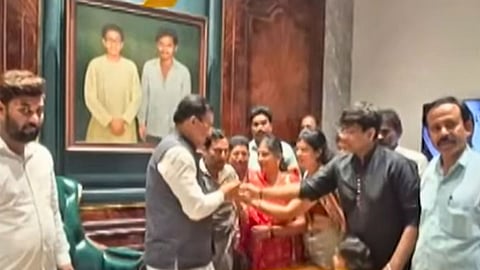 Sanjay Shirsat Controversy Minister Serves Juice to Protester at Home Sparks Backlash
