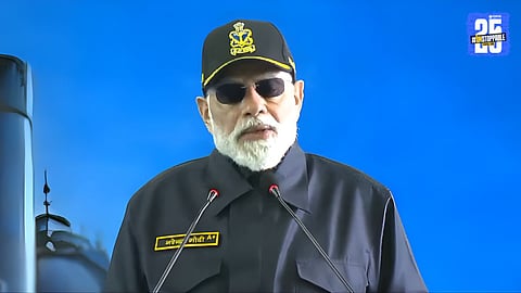 Prime Minister Narendra Modi celebrates Diwali with Indian Navy personnel aboard INS Vikrant, recalling Operation Sindhur where India’s naval might made Pakistan surrender.