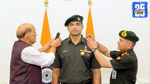 Golden Javelin, Golden Rank: Neeraj Chopra Honoured as Lieutenant Colonel in Territorial Army