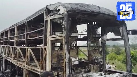 Andhra Pradesh Bus Fire Tragedy 
