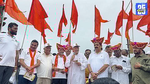Chhatrapati Shahu Maharaj inspires youth to protect Maratha forts, calling it the true service to Shivaji Maharaj.