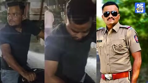 PSI Badne Caught Stopping Vehicles Without Uniform Video Goes Viral