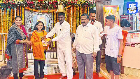 Ovi, the young girl who returned a five-tola gold necklace she found while playing — a true symbol of honesty.