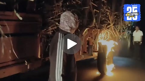 Sugarcane Price Protest Video