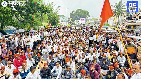 Protesters hold dharna outside police station in Soneai; entire village observes bandh over youth assault case.