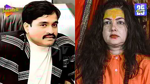 Mamta Kulkarni at Gorakhnath Temple, addressing media on Dawood Ibrahim and sharing her spiritual transformation journey.