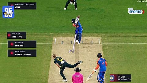 Shubman Gill and Sanju Samson depart early as Australia dominate the opening overs in the 2nd T20I.