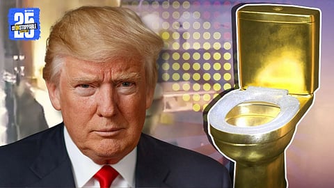 Golden Toilet Auction in New York