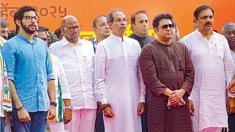 uddhav thackeray, raj thackeray, sharad pawar, aditya thackeray and jayant patil