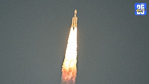 Strategic Boost! Bahubali Rocket Launches Key Defense Satellite for Indian Navy
