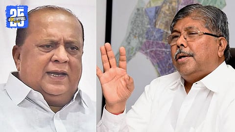 Chandrakant Patil and Hasan Mushrif Clash