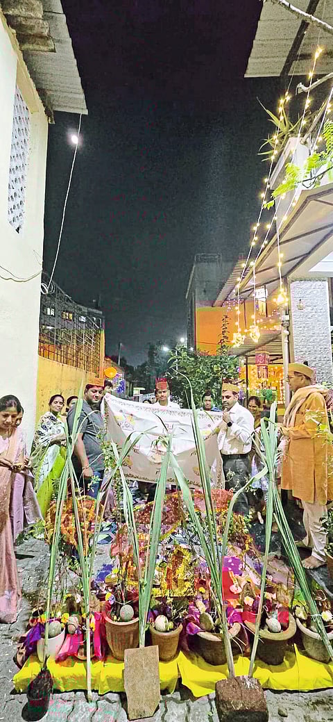 रस्टन कॉलनीत तुळशी विवाह उत्साहात