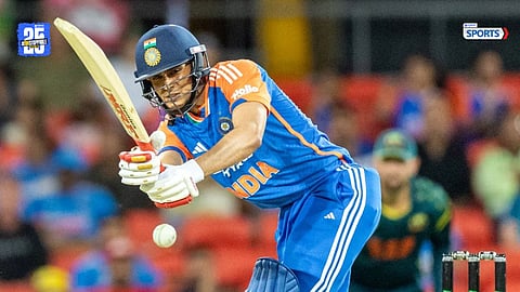 SHUBMAN GILL’S STEADY KNOCK AS INDIA POST RESPECTABLE TOTAL