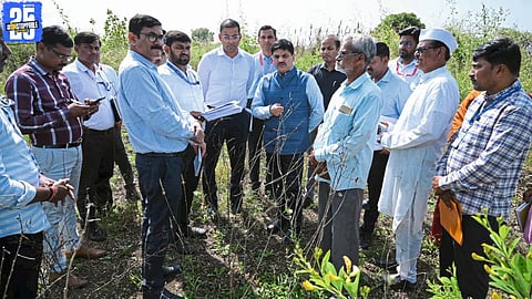 Central team returned after inspecting only western Pathardi; flood-hit eastern region left unseen.