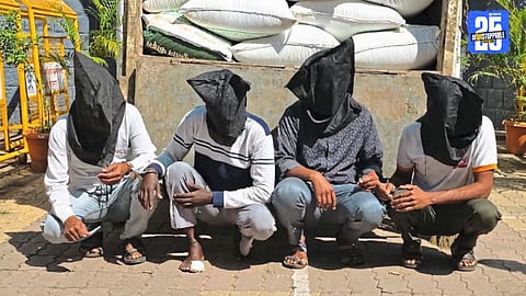 Shrirampur Police bust soybean theft gang; four arrested, one still absconding.