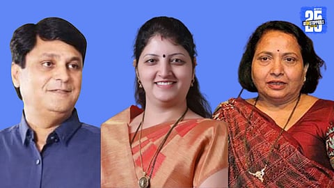 mla chetan Tupe rupali Chakanakar and rajlaxmi Bhosale