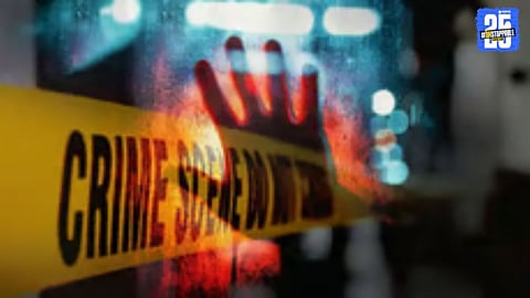 Ishwarpur village incident site where four men allegedly attacked a local after a minor dispute.