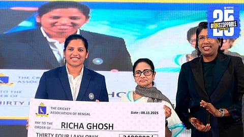 Richa Ghosh Cricket Stadium in Siliguri