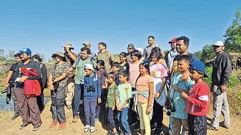 पंचवटी टेकडीवर पक्षी निरीक्षण उपक्रम