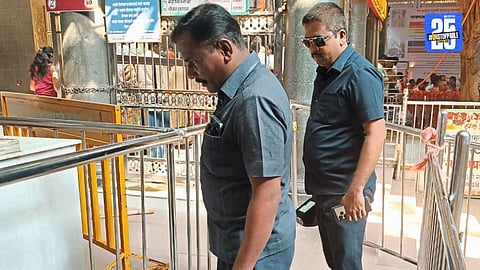 Dog squad conducts detailed inspection at Akkalkot bus stand, temple, and Annachhatra Mandal area; police maintain strict vigilance.