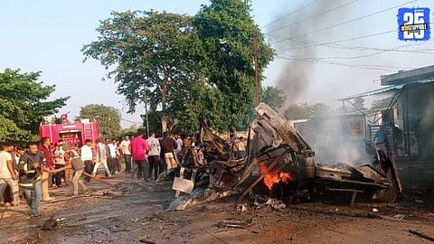 Ambulance Fire Causes Extensive Workshop Damage