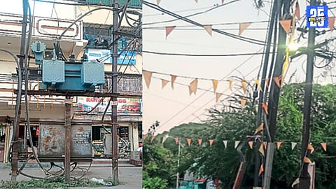 Nagpur Dangerous Electric Poles