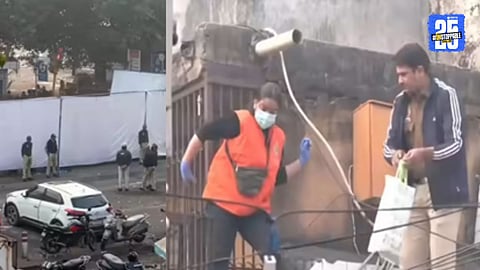 Delhi Blast Update Human Remains Found Near Red Fort at Lajpat Rai Market Forensic Team at Spot